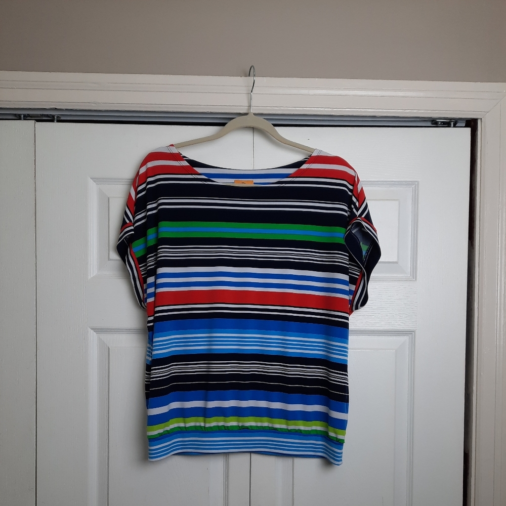 Ruby Rd. Women's Striped Blouse Size Large
